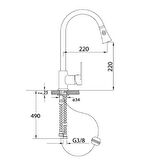 Real Stone P004 Granit Eviye-Ihlara Beyaz Eviye Bataryası 