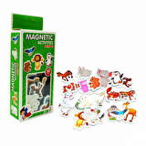 Manyetik Mıknatıslı Hayvanlar Eğitici Hayvanları Tanıma Buzdolabı Sticker Oyuncak Magnet