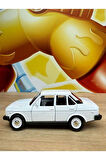 Fiat Tofaş Murat 131 Koleksiyon Metal Araba 12cm Nostaljik Araba Beyaz Murat 131 Diecast Araba