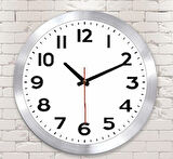 METAL TASARIM 30 CM MODERN DUVAR SAATİ