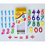 Manyetik Mıknatıslı Sayılar Eğitici Matematik Dört İşlem Magnet Sayılar