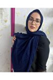 Alcanavm Bambu Kraş Şal Lacivert