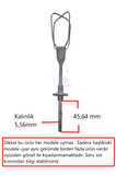 Simfer 4705 , 4707, 4708, 4703 Uyumlu Blender Çırpma Teli 2 Adet sadece bu modellere uyar görsel ile kıyaslayarak sipariş vermeyiniz hepsinin ucu ve et kalınlığı farklıdır