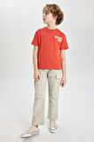 DeFacto Erkek Çocuk Jogger Düz Paça Gabardin Pantolon B5924A824SPBG732