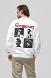 The Weeknd Tasarım Baskılı Unisex Oversize Rapper Şarkıcı Sweatshirt