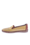 DGN P37-22Y KADIN LAZERLİ SOFT ANATOMIC FOOTWEAR DERİ AYAKKABI
