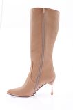 Dgn K110-22K Kadin Sivri Burun İnce Topuklu Çizme