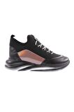 Dgn 315-23Y Kadın Kalin Taban Strech Detayli Silver Taş Bağcikli Sneakers Ayakkabi