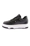 Dgn 020-22K Kadın Kalin Taban Bağcikli Dikiş Detayli Sneakers Ayakkabi