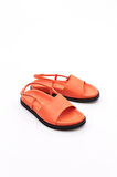 Dgn 3015 Kadin Kalin Bantli Sandalet