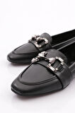 Dgn 5004-23Y Kadın Kristal Tokali Loafer