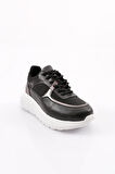 Dgn Es868 Kadın Kalin Taban File Detayli Sneakers Ayakkabi