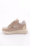 Dgn Es868 Kadın Kalin Taban File Detayli Sneakers Ayakkabi