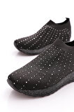 Dgn 717 Kadin Taş İşleme Comfort Sneaker Ayakkabi