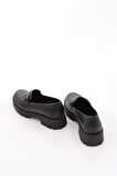 Dgn 2854 Kadin Metal Aksesuarli Loafer Ayakkabi