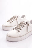 Dgn 2475 Kadin Taş İp Bağcikli Sneaker Ayakkabi