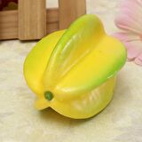 Yapay Meyve Carambole Star Fruit Yapay Yıldız Meyvesi Sarı 1adet