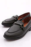 Dgn 1853 Kadin Oval Burun Loafer Ayakkabi