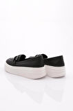 Dgn 480 Kadin Metal Tokali Loafer Ayakkabi