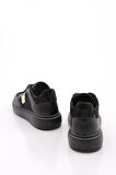 Dgn B1007 Kadin Fileli Aksesuarli Sneakers Ayakkabi