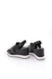 Dgn 722-24170 Kadin Mega Kalin Taban Sandalet