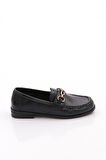 Dgn Pm386-K013 Kadin Tokali Loafer Ayakkabi
