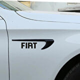 Fiat Siena için Yan kapı ve Çamurluk uyumlu havalandırma görünümlü marka yazılı aksesuar set
