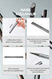 İnce, Mikrofiber Fırça Uçlu Kalem Eyeliner CLIO Superproof Brush Liner Kill Ash (001 Ash Gray)