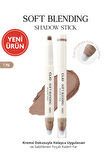 Kremsi, Kolayca Uygulanan ve Sabitlenen Fırçalı Kalem Far CLIO Soft Blending Shadow Stick (M203)