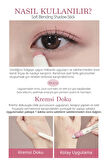 Kremsi, Kolayca Uygulanan ve Sabitlenen Fırçalı Kalem Far Soft Blending Shadow Stick (M202)