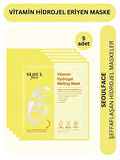 Dermal Seoulface Vitamin Hydrojel Şeffaflaşan Eriyen Maske 34g 5 Adet