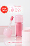 Pigmentli, Parlak Bitişli Dolgunlaştırıcı Lip Gloss CLIO Volumate Gloss 200 Bunny Pure Pink
