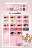 Çok Fonksiyonlu Makyaj Paleti PERIPERA All Take Mood Like Palette(#06 imperial Pink)(Palace Ver)