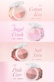Işıltılı, Yumuşak Yapılı, Dökülme Yapmayan 4lü Far Paleti DASIQUE Multi Quad Shadow (02 Angel Crush)