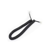 Spiral Siyah Pluglu Ahize Kordonu 30 Cm