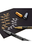 Monami Acculiner Marker Gold and Silver Markör Kalem Seti 2'li