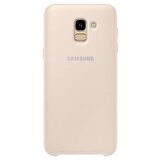 Galaxy J6 2018 ile Uyumlu Dual Layer Sert Kılıf Gold