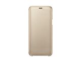 Galaxy J6 2018 ile Uyumlu Wallet Cover Kılıf Altın EF-WJ600CFEGWW