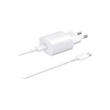Samsung TypeC 25W Hızlı Şarj Aleti  EP-TA800XWEGWW Beyaz