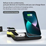 WIRELESS CHARGER 4 IN 1-SİYAH / 7069