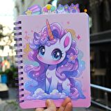 Unick Color Unicorn Seperatörlü A5 Defter