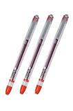 My Gel 0.5mm Kırmızı Ince Iğne Uçlu Jel Kalem 3 Adet