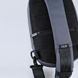 Ççs 31409 Tek Omuz Askılı Sırt ve Göğüs Çantası Gri