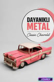 Dekoratif Metal Araba El Yapımı Vintage Klasik Otomobil Maketi Retro Ev Ofis Biblo Hediyelik 0910A-2757