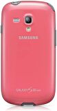 Galaxy S3 Mini ile Uyumlu Protective Cover Kılıf Pembe EFC-1M7BPEGSTD