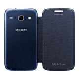 Samsung Galaxy Core Flip Cover Orjinal Kılıf - Lacivert EF-FI826BLEGWW (Outlet)