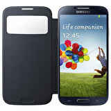 Samsung Galaxy S4 Orjinal S View Cover Kılıf - Siyah EF-CI950BBEGWW (Outlet)