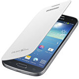 Samsung i9190 Galaxy S4 Mini Orjinal Flip Cover Kılıf - Beyaz (Outlet)