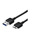 OUTLET Samsung N9000 Galaxy Note 3 Orjinal USB 3.0 Data ve Şarj Kablosu Siyah ET-DQ11Y1BEGWW(Outlet)