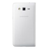 Galaxy Grand 2 G7100 ile Uyumlu S View Cover Kılıf -Beyaz EF-CG710BWEGWW